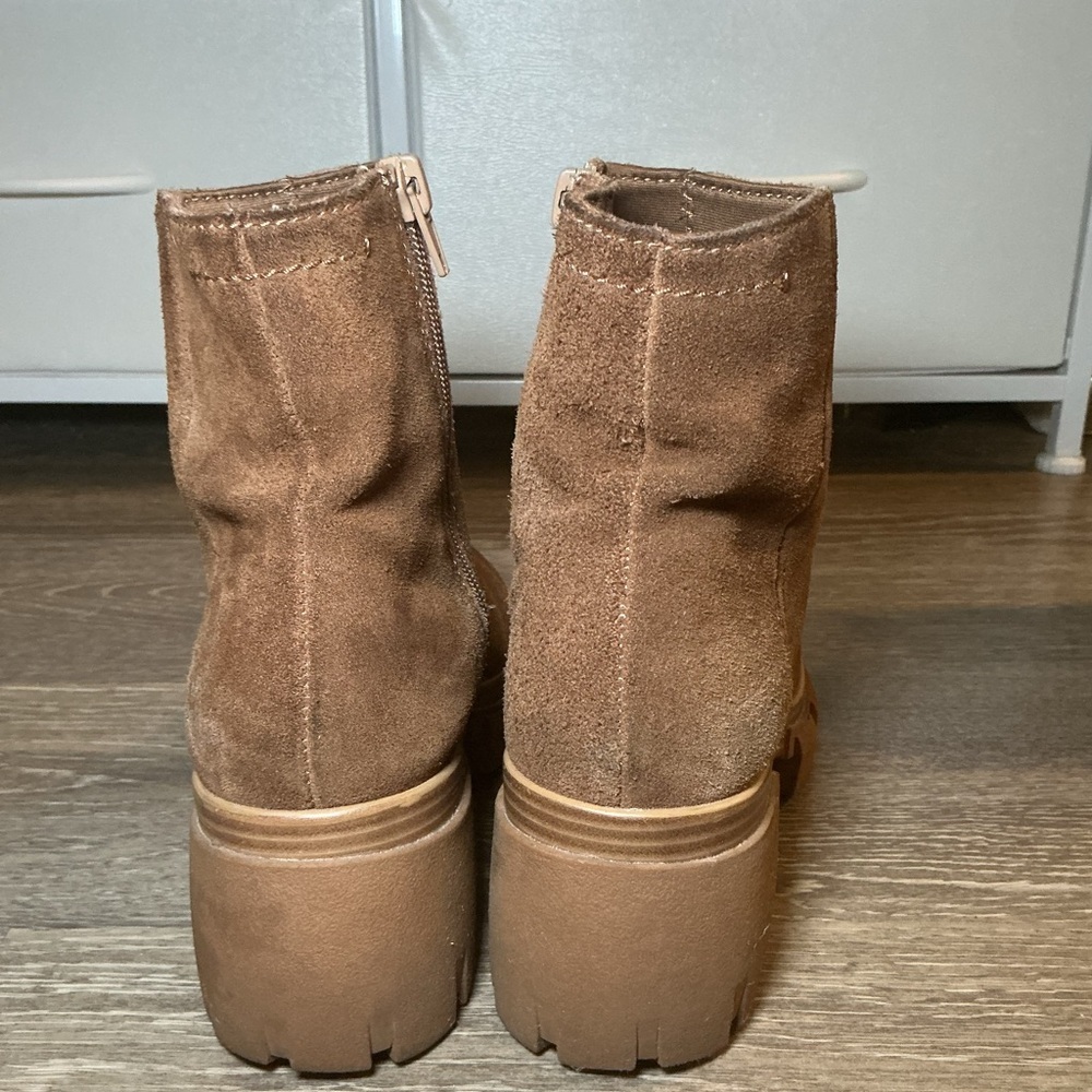 Steve Madden Brown Suede Women's Boots - Picture 4 of 5